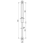 Piston Gas Canape Q&Q Automatico 600N