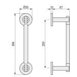 Manillon Inox-Art Ione C/Rosetas C250