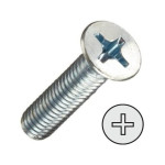 Tornillo Rosca Metal Din 965 Cabeza Plana 4-8 Cab-6Mm (100 uds.)