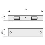 Modulo Conexion Kaloa 2Xusb-A Blanco Con Enchufe Pared Y Driver Incluido.