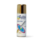 Spray Pintura Oro Cromo 200Ml Oro Brillo