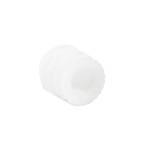 Tuerca Nylon Blanco Coto M6 D11X13 Para Taladro 10Mm. Sin Ranura En La Cabeza. (100 uds.)