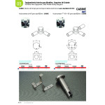 Nudo Conector Cabine 3 Posiciones Tubo 25Mm Inoxidable