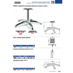 Columna Para Base Cónica Harlem 295Mm Cromo H350 Para Altura Total:columna+Base+Placa 350Mm