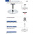 Columna Base Novatalento 115Mm. Cromo H230C Para Altura Total:columna+Base+Placa 230Mm