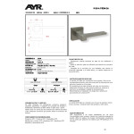 Roseta Aluminio Aura 50X50 Alns Niquelado Satinado