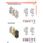 Bisagra Antipalanca 150-80 Sin Remate C/Cuad Efecto Inox Sin Remate. Efecto Inoxidable Canto Cuadrado.