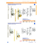 Cerradura Emb.bulones Tesa R200B566N C/Recto, Niquel, Esc/Cerrado