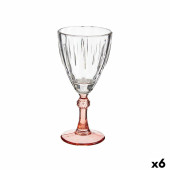 Copa de vino Exotic Cristal Salmón 6 Unidades (275 ml)
