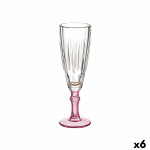 Copa de champán Cristal Rosa 6 Unidades (170 ml)