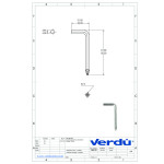 Llave Acodada 85X33 Allen 4Mm/Pz-2 (100 uds.)