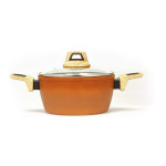 Cacerola Con Tapa Amercook Terracota (Ø 24 cm)