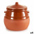 Olla con Tapa Barro cocido 3,5 L 23 x 22 x 23 cm (4 Unidades)