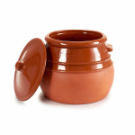 Olla con Tapa Barro cocido 3,5 L 23 x 22 x 23 cm (4 Unidades)