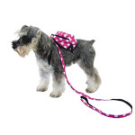 Mochila Para Perros Pequeños Rosa Lunares