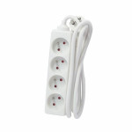 Regleta Enchufes 4 Tomas sin Interruptor Chacon (3 m)