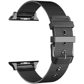 Correa para Reloj Cool Apple Watch Series 1/2/3/4/5/6/7/SE (42-44 mm) Negro