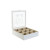 Caja para Infusiones DKD Home Decor Azul Blanco Verde Lila Metal Cristal Madera MDF (3 Unidades)