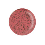 Plato Llano Ariane Oxide Cerámica Rojo (Ø 24 cm) (6 Unidades)