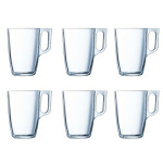 Juego de Tazas Luminarc Nuevo Transparente Vidrio 320 ml (6 Piezas)