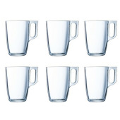 Juego de Tazas Luminarc Nuevo Transparente Vidrio 320 ml (6 Piezas)