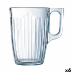 Taza Luminarc Nuevo Desayuno Transparente Vidrio (320 ml) (6 Unidades)