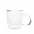 Taza Quid Serenia 200 ml Transparente Vidrio 6 Unidades (Pack 6x)