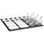 Set de Aperitivo Secret de Gourmet Negro Pizarra (30 x 30 cm)