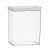 Tarro Transparente Silicona Poliestireno ABS 3,3 L 10,5 x 23,7 x 21 cm (6 Unidades)