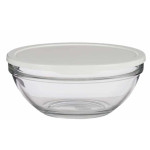 Fiambrera Redonda con Tapa Chefs Blanco 2,5 L 23,7 x 10,1 x 23,7 cm (4 Unidades)