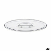 Tapa Stefanplast Tosca Transparente Plástico 23,5 x 2 x 23,5 cm (12 Unidades)