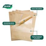 Set de Bolsas Reutilizables para Alimentos Algon Cierre hermético 23 x 33 x 5 cm 8 Unidades