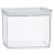 Tarro Transparente Silicona Poliestireno ABS 2,2 L 10,5 x 16,1 x 21 cm (9 Unidades)