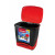 Cubo de basura Vileda ECO-LOGIC Polipropileno 39 L Negro Rojo Rojo/Negro