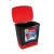 Cubo de basura Vileda ECO-LOGIC Polipropileno 39 L Negro Rojo Rojo/Negro