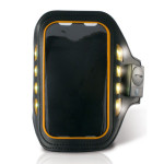 Brazalete Deportivo con LED KSIX 4" Negro Neopreno