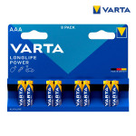 Pilas Varta Long Life Power AAA LR3 (8 Piezas)