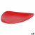 Plato Llano Inde Rojo 31 x 25 x 4 cm (6 Unidades)