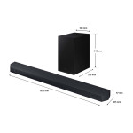 Barra de Sonido Samsung HW-Q60C Negro