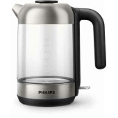 Hervidor Philips HD9339/80 Negro Gris 2200 W 1,7 L Acero Inoxidable Acero